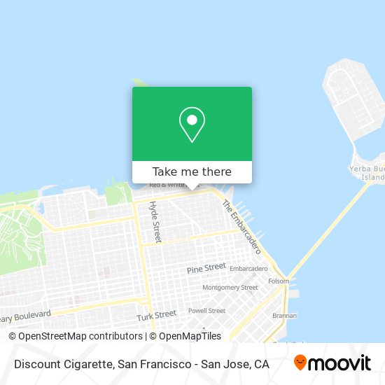 Discount Cigarette map