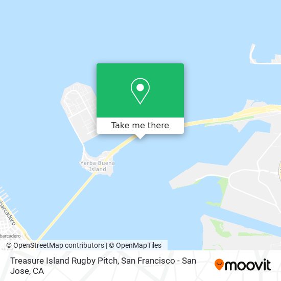Treasure Island Rugby Pitch map
