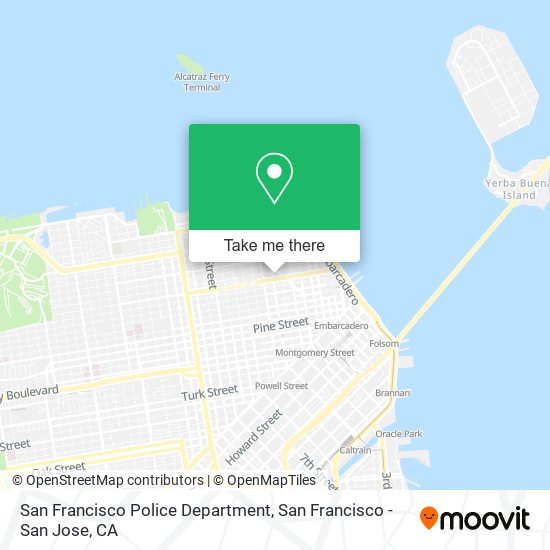 Mapa de San Francisco Police Department