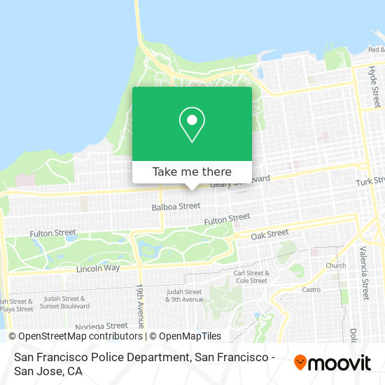 San Francisco Police Department map