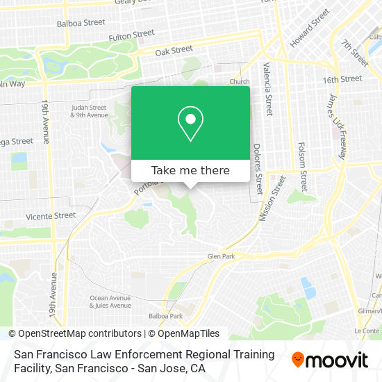 San Francisco Law Enforcement Regional Training Facility map