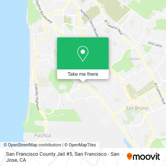 Mapa de San Francisco County Jail #5