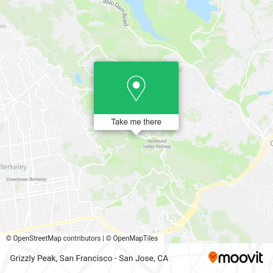 Mapa de Grizzly Peak
