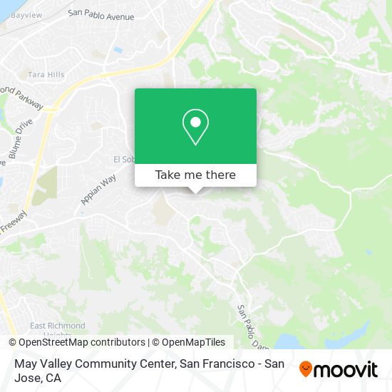 May Valley Community Center map