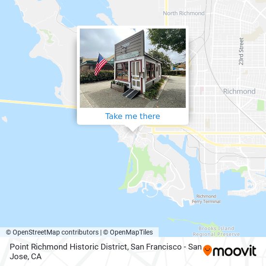 Mapa de Point Richmond Historic District