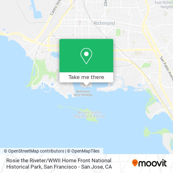 Rosie the Riveter / WWII Home Front National Historical Park map