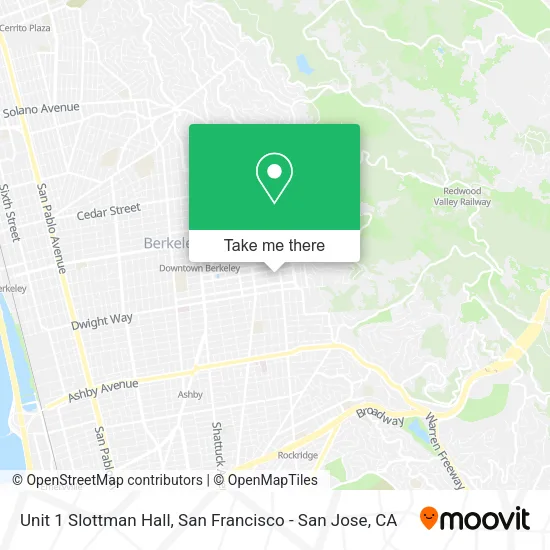 Unit 1 Slottman Hall map