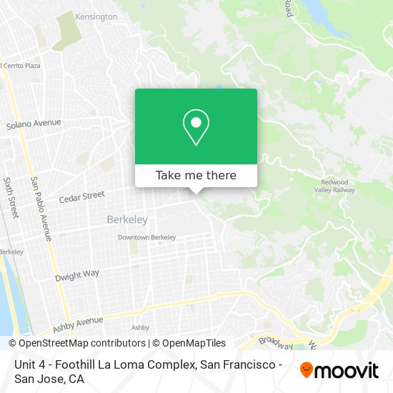 Unit 4 - Foothill La Loma Complex map