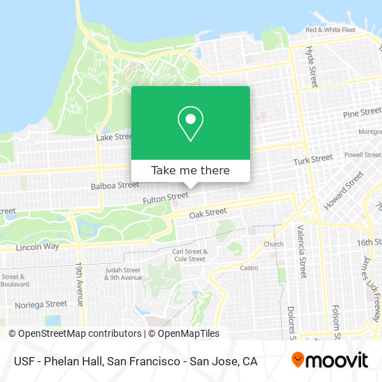 USF - Phelan Hall map