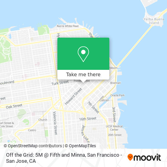 Off the Grid: 5M @ Fifth and Minna map