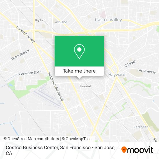 Costco Business Center map