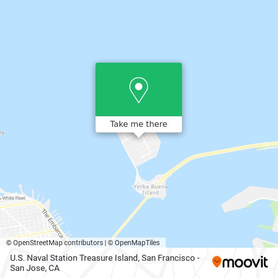 U.S. Naval Station Treasure Island map
