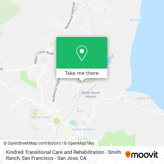 Kindred Transitional Care and Rehabilitation - Smith Ranch map
