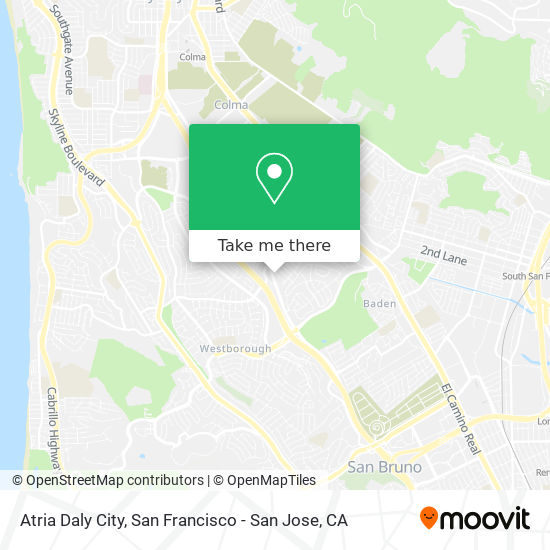 Atria Daly City map