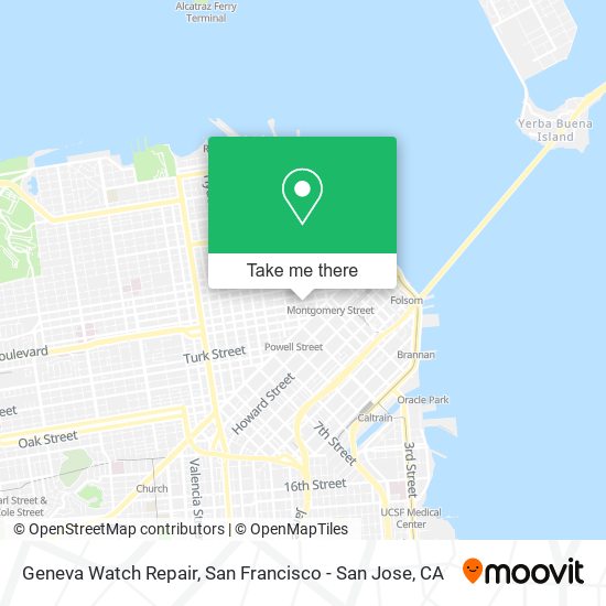 Geneva Watch Repair map