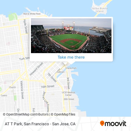 AT T Park map