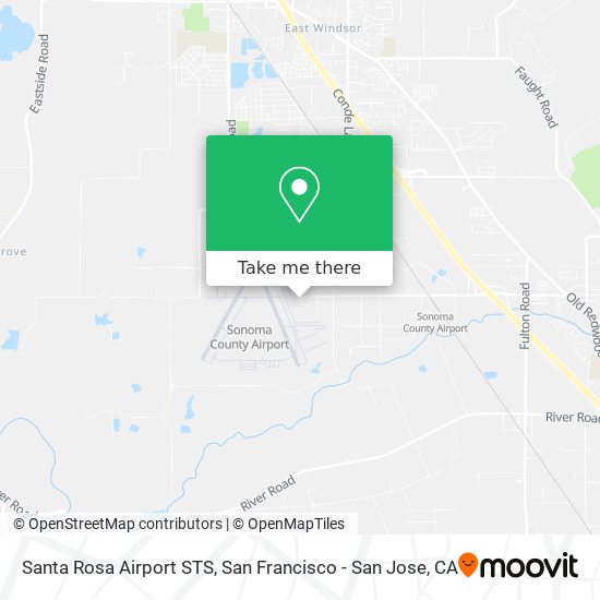 Santa Rosa Airport STS map