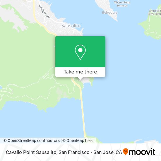 Mapa de Cavallo Point Sausalito