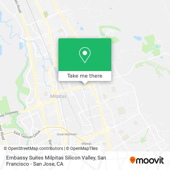 Embassy Suites Milpitas Silicon Valley map