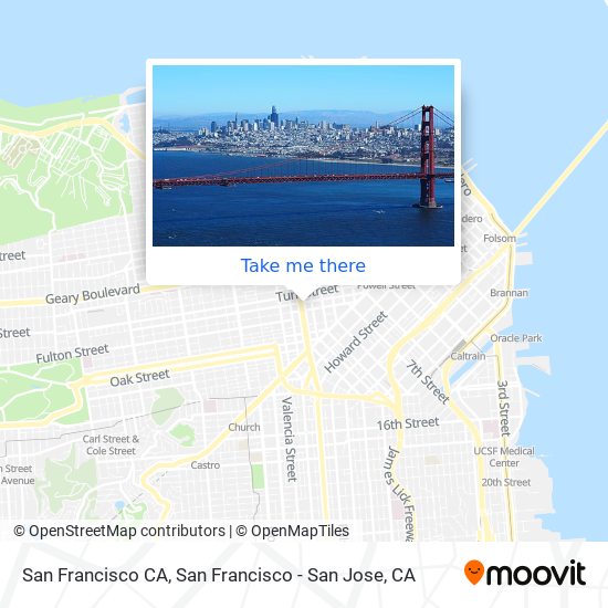 Mapa de San Francisco CA