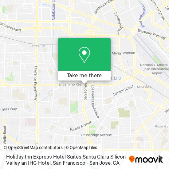 Holiday Inn Express Hotel Suites Santa Clara Silicon Valley an IHG Hotel map