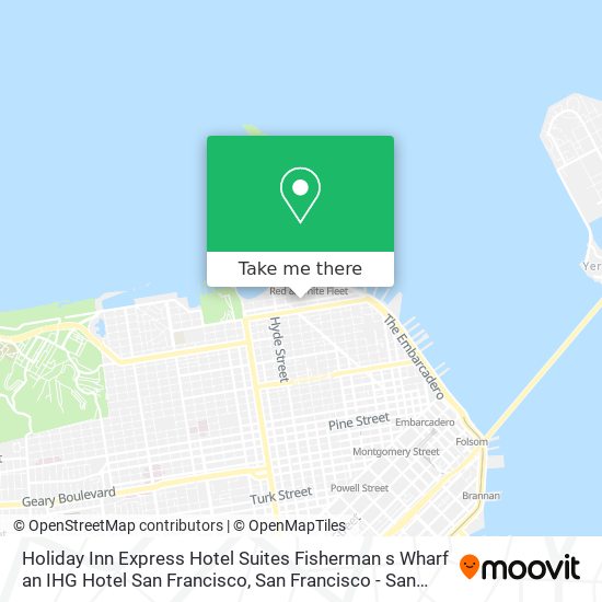 Mapa de Holiday Inn Express Hotel Suites Fisherman s Wharf an IHG Hotel San Francisco