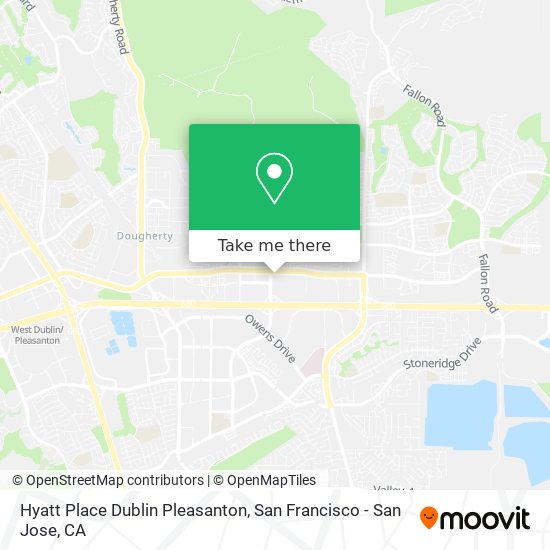 Mapa de Hyatt Place Dublin Pleasanton