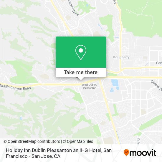 Holiday Inn Dublin Pleasanton an IHG Hotel map