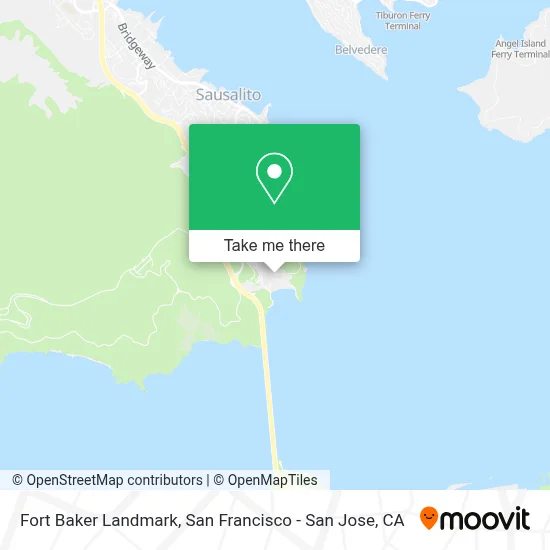 Fort Baker Landmark map