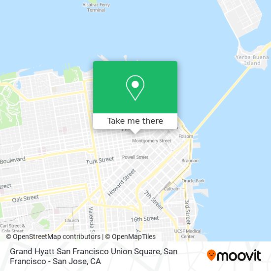 Mapa de Grand Hyatt San Francisco Union Square