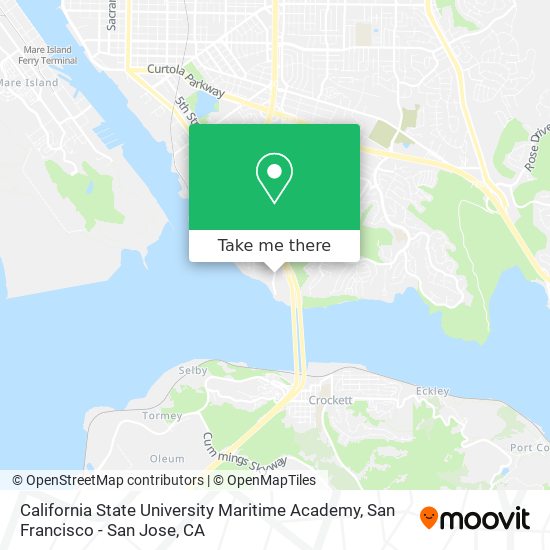 Mapa de California State University Maritime Academy