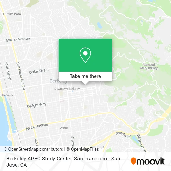 Mapa de Berkeley APEC Study Center
