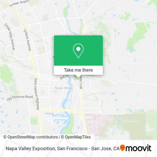 Napa Valley Exposition map