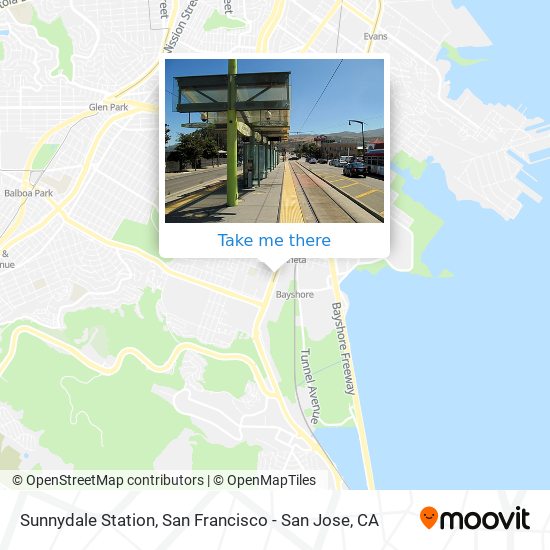 Sunnydale Station map