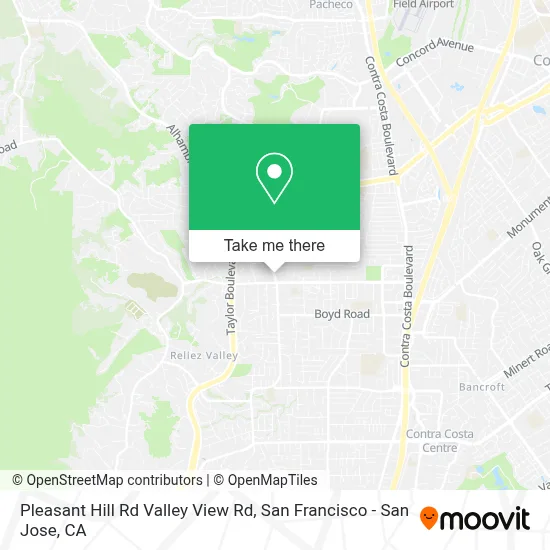 Pleasant Hill Rd Valley View Rd map