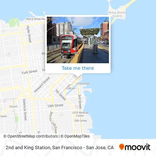 2nd and King Station map