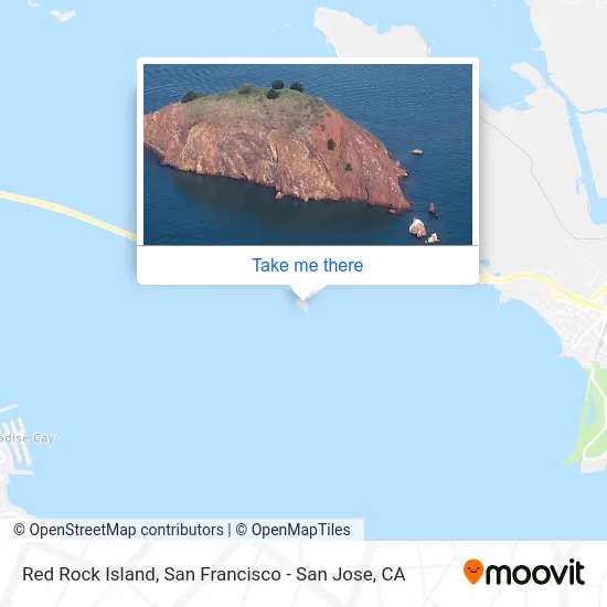 Red Rock Island map