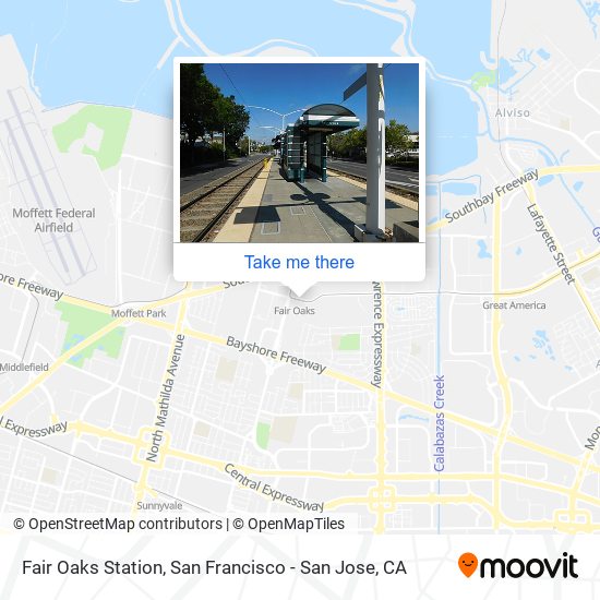 Mapa de Fair Oaks Station