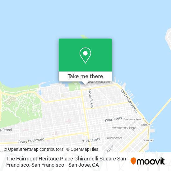 Mapa de The Fairmont Heritage Place Ghirardelli Square San Francisco