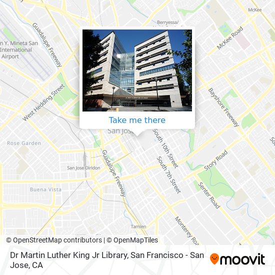 Dr Martin Luther King Jr Library map