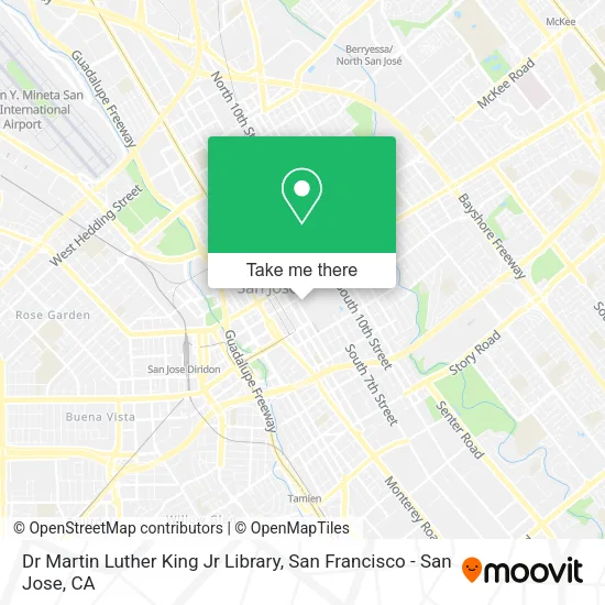 Dr Martin Luther King Jr Library map