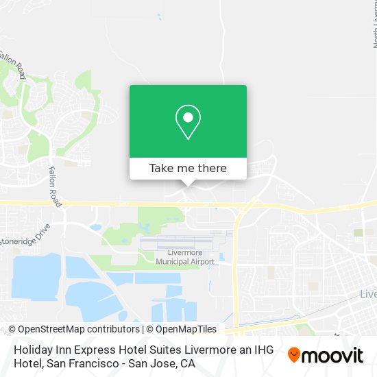 Mapa de Holiday Inn Express Hotel Suites Livermore an IHG Hotel