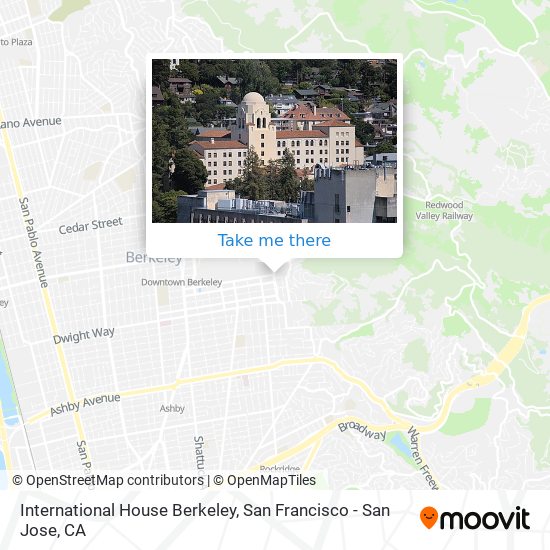 International House Berkeley map