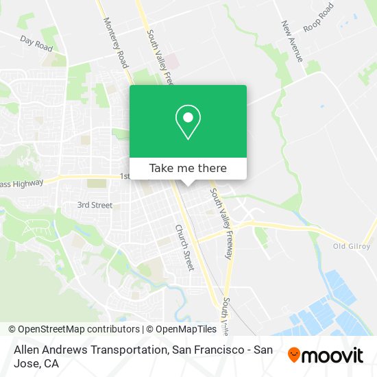 Allen Andrews Transportation map