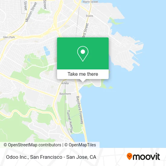 Odoo Inc. map