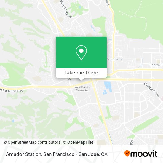 Amador Station map