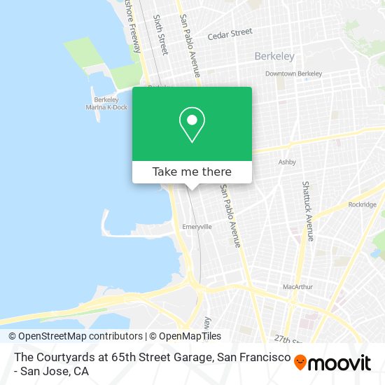 The Courtyards at 65th Street Garage map