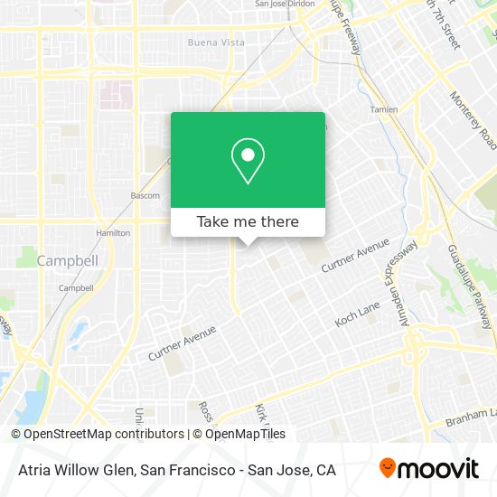 Atria Willow Glen map