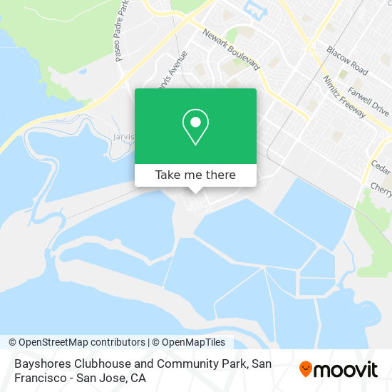 Mapa de Bayshores Clubhouse and Community Park