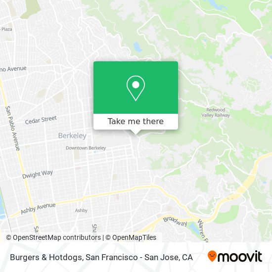 Mapa de Burgers & Hotdogs